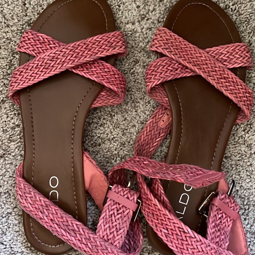 Aldo Sandals. Wrap around ankle